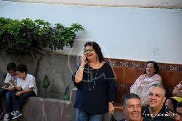 Pregón de La Viña a cargo del alcalde de Telde y actuación del humorista Maestro Florido (Foto Antonio Alí y TA)